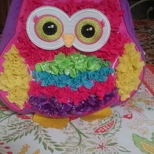 Cute owl pillow